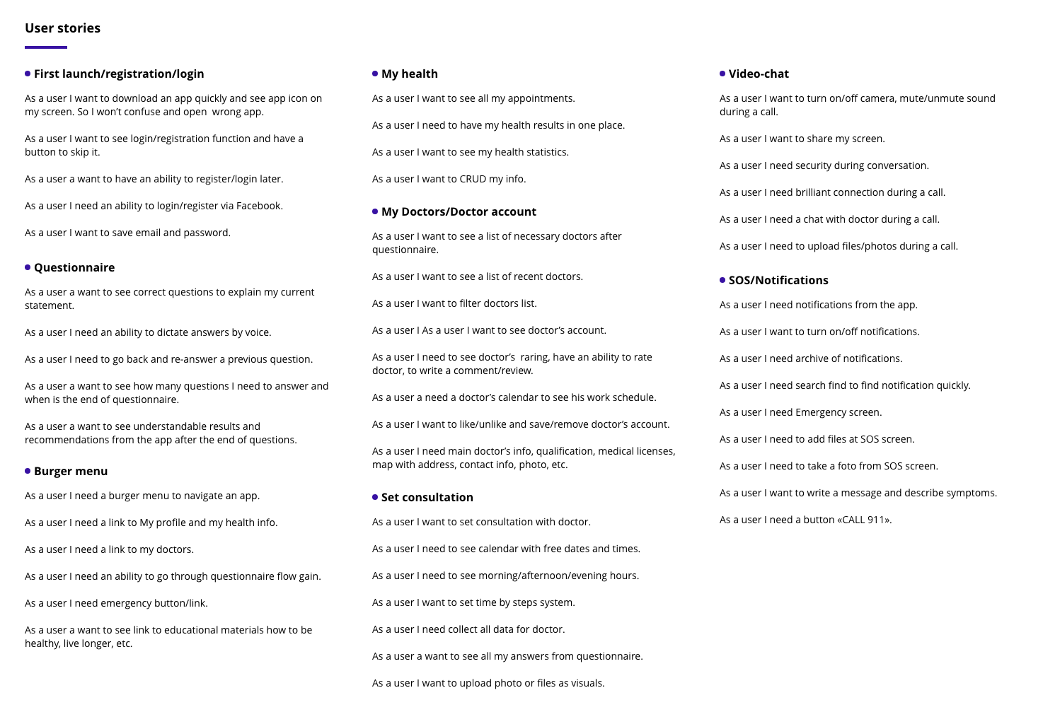 Healthcare detalization example 3