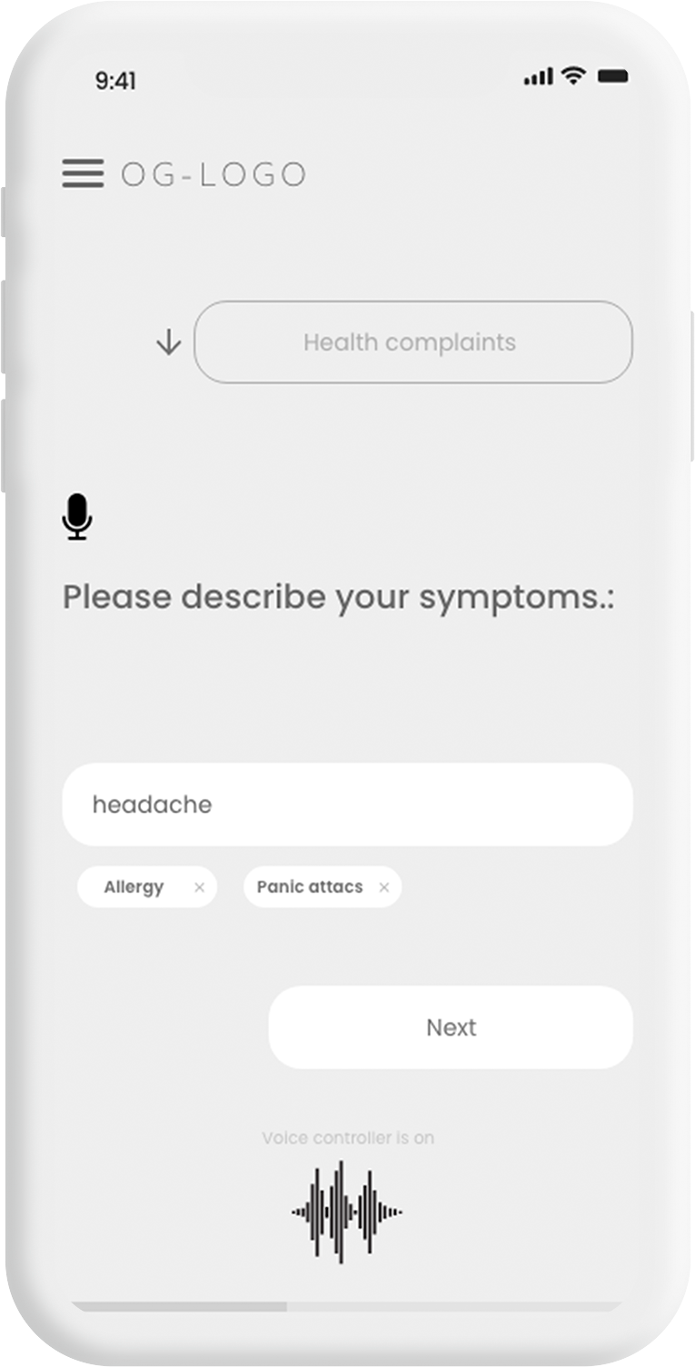 Healthcare wireframing example 3
